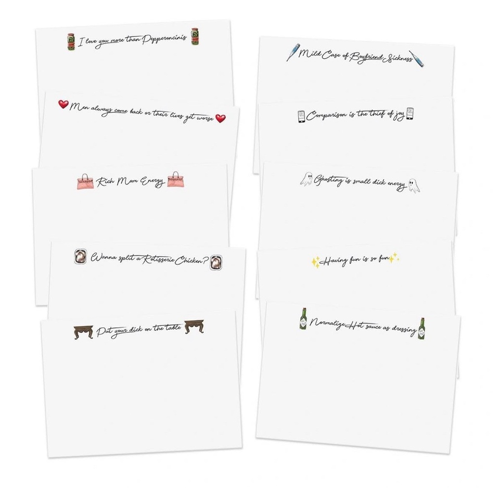 Tinx Stationary Note Cards Set